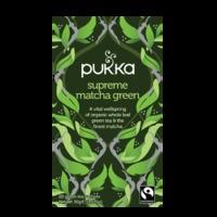 Pukka Organic Supreme Matcha Green Tea 36g, Green