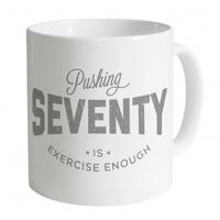 pushing seventy mug