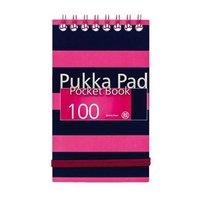 pukka pads a7 navy pocket book pink