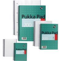 Pukka Pad Notebook Wirebound Jotta 80gsm Ruled and Margin 4 Hole 200 Pages A4 [Pack 3]