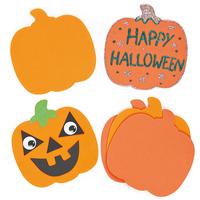 Pumpkin Foam Shapes (Pack of 10)