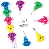 Puppy Pop-a-Pencils (Pack of 4)
