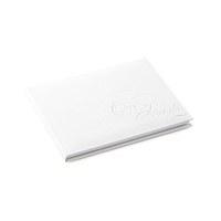 pure elegance special occasion guest book with blank pages silver