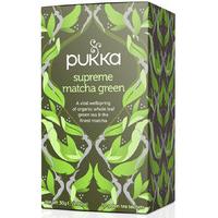 pukka organic supreme green matcha tea 20 bags