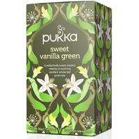 pukka organic sweet vanilla green tea 20 bags