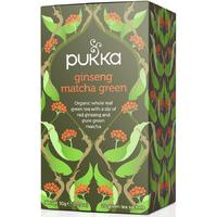 pukka organic ginseng matcha green tea 20 bags