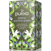 pukka organic serene jasmine green tea 20 bags