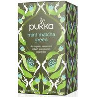 pukka organic mint matcha green tea 20 bags