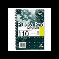 pukka pad a5 80gsm wirebound recycled ruled perforated notebook 110 pa ...