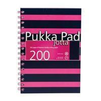 Pukka Pad A5 Navy Jotta Notepad Pink 6676-NVY