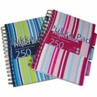Pukka Pad A5 Project Book Hardback Assorted - 3 Pack