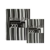 Pukka A4 Jotta Poly Cover Black Stripy - 3 Pack