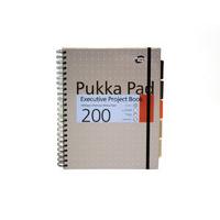 Pukkapad A4 Executive Metallic Project Book Assorted