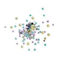 purple and green assorted round gems 90g