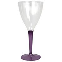 Purple Wine Plastic Party Glasses