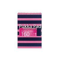 Pukka Reporters Notebook 205x140mm Wirebound Feint Ruled 160 Pages