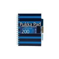 pukka a5 navy project book navyblue pack of 3 6673 nvy