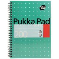 Pukka Jotta A5 Notebook Wirebound Feint Ruled 200 Pages Pack of 3
