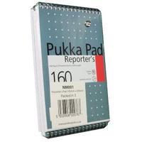 Pukka Reporters Shorthand Notebook 205x140mm Wirebound 160 Pages Pack