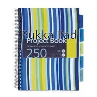 Pukka A4 Project Book Feint Ruled 250 Pages Pack of 3 PROBA4