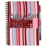 Pukka A5 Project Book Feint Ruled 250 Pages Pack of 3 PROBA5
