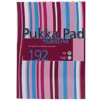 Pukka Casebound A4 Notebook Feint Ruled 192 Pages Pack of 5 RULSTRA4