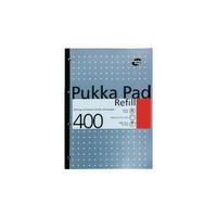 Pukka Refill A4 Pad 4 Hole Punched Feint Ruled and Margin 400 Pages
