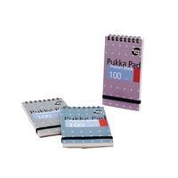 Pukka Pocket Notebook A7 Wirebound Feint Ruled 100 Pages Pack of 6