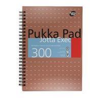 Pukka Jotta Executive A4 Notebook Plus Wirebound 4 Hole Punched Feint