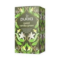 Pukka Sweet Vanilla Green Tea, 20Bags