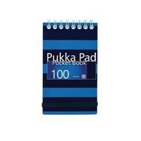 pukka navy pocket notebook a7 navyblue 50 sheet pack of 6 5000555