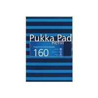 Pukka Navy A4 Refill Pad 160 Pages NavyBlue Pack of 6 6679-NVY