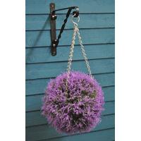 Purple Heather Effect Artificial Topiary Ball by Gardman