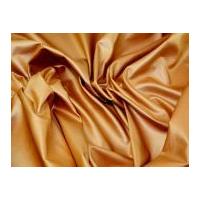 pu coated double stretch jersey dress fabric golden brown