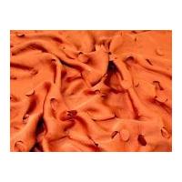 punched slinky satin dress fabric burnt orange