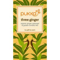 pukka organic three ginger tea 20 bags