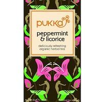 pukka organic peppermint licorice tea 20 bags