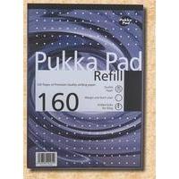 Pukka Pad A4 Refill Pad Punched 4-Hole 80 Leaf Ruled