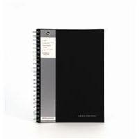 pukka pad a4 wirebound manuscript book black 160