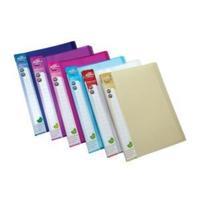 pukka pads a4 20 pocket durable polypropylene display books assorted c ...