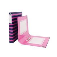 Pukka Pads (A4) Ring Binder 2 D-ring (Pink) Pack of 10