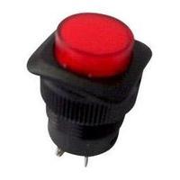 Pushbutton 250 Vac 1.5 A 1 x Off/(On) SCI R13-508AL-05 RED momentary 1 pc(s)