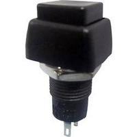 Pushbutton switch 250 Vac 1 A 1 x Off/On SCI R13-83B-05 BLACK ACTUATOR latch 1 pc(s)