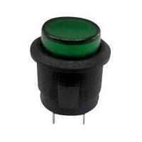 Pushbutton 250 Vac 1.5 A 1 x Off/(On) SCI R13-523AL-05 GREEN LED momentary 1 pc(s)