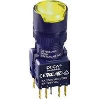 Pushbutton 250 Vac 5 A 2 x Off/(On) DECA ADA16S6-MR2-A2GY IP65 momentary 1 pc(s)