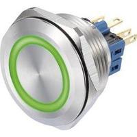 Pushbutton switch 250 Vac 3 A 1 x On/(On) Conrad Components GQ30-11E/G/12V IP65 momentary 1 pc(s)