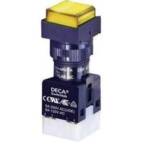 Pushbutton 250 Vac 5 A 1 x Off/(On) DECA ADA16S6-MS1-B2KY IP65 momentary 1 pc(s)