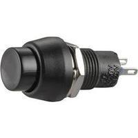 Pushbutton 250 Vac 1 A 1 x Off/(On) SCI R13-84A-05 BLACK ACTUATOR momentary 1 pc(s)