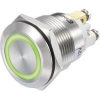 Pushbutton 48 Vdc 3 A 1 x Off/(On) Conrad Components GQ19F-10E/G/12V/S IP65 momentary 1 pc(s)