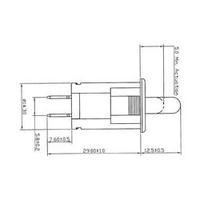 Pushbutton 250 Vac 10 A 1 x Off/(On) SCI R13-918B-02 momentary 1 pc(s)